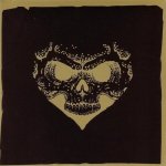 brown heart skull sampler